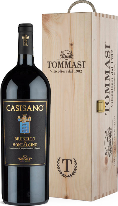 Vini rossi 1 bottiglia Magnum - Brunello di Montalcino DOCG 2017 con cassetta in legno