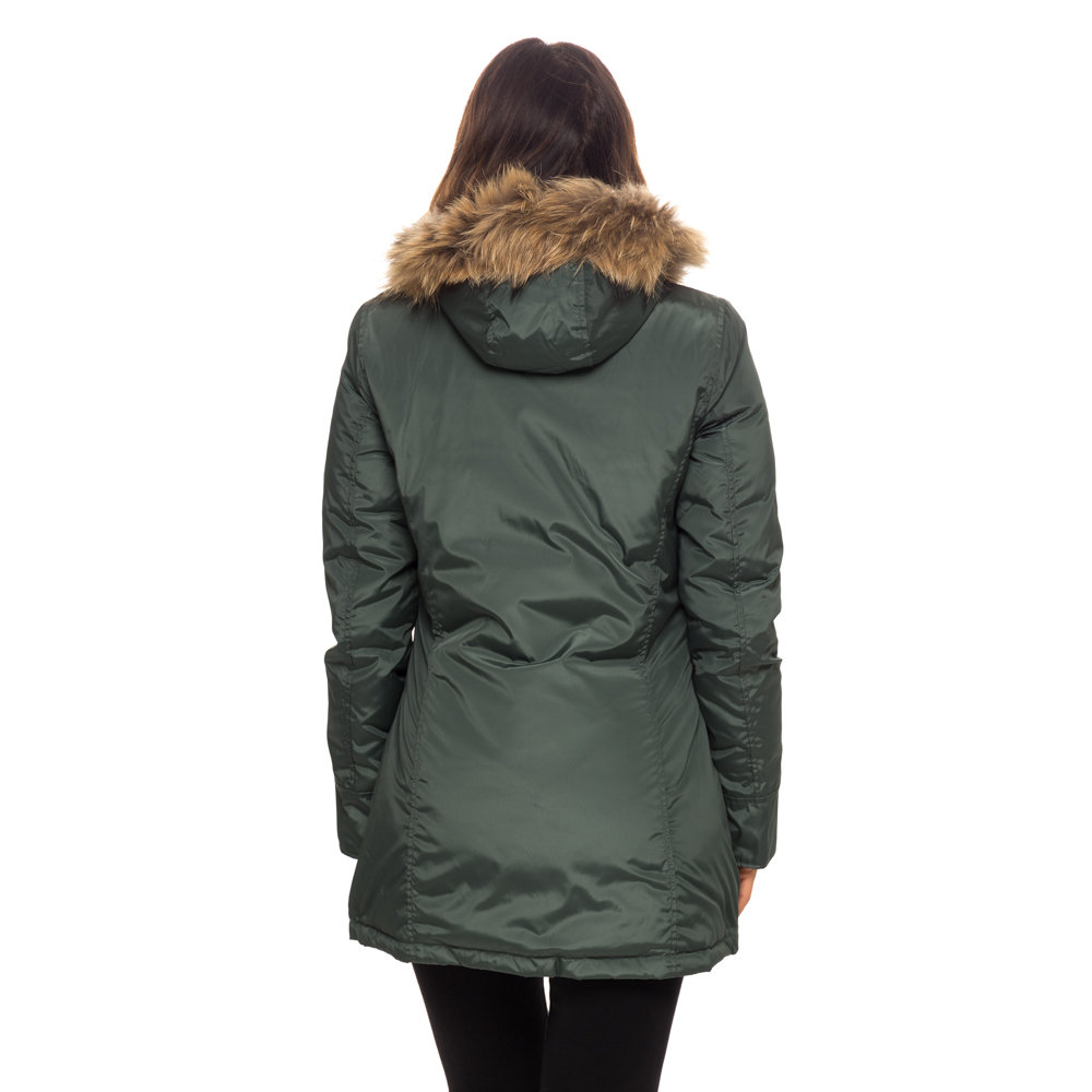Parka canadiense con capucha verde botella - Canadian - Compra en Ventis.