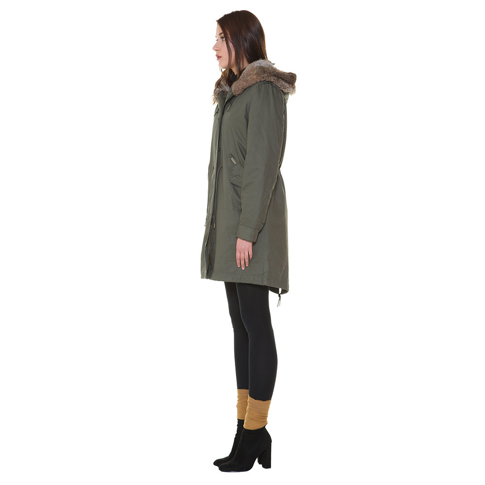 Donna's Eschimo Woolrich, verde 