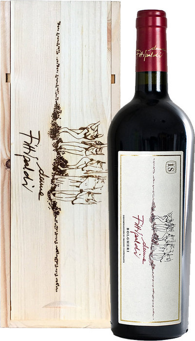 Vini rossi 1 bottiglia - Bolgheri DOC Superiore 2019 con cassetta in legno