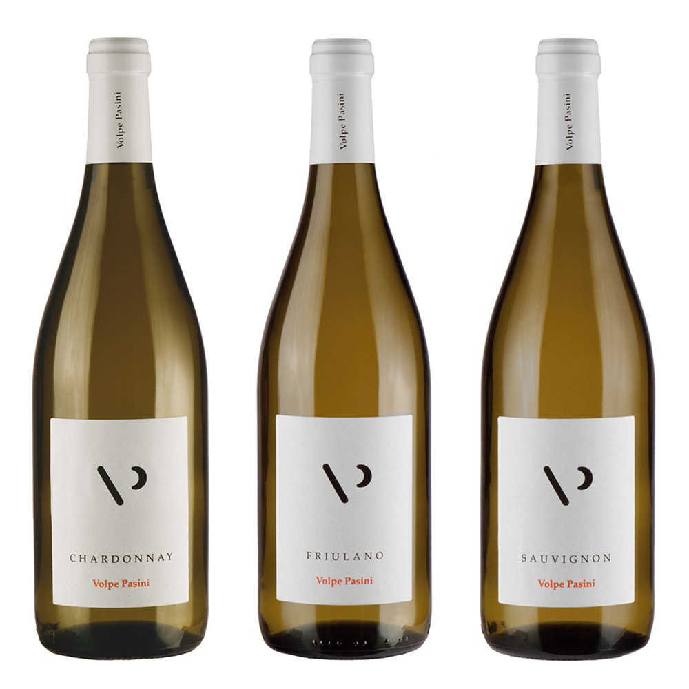 3 bottigllie miste: Chardonnay 2017 - Friulano 2017 - Sauvignon 2018