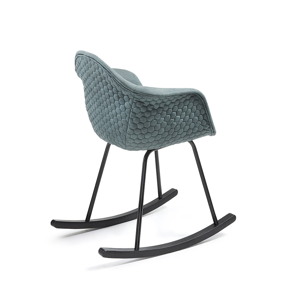 Kevya sedia a dondolo in legno, verde mineral design julia group ... Sedie a dondolo design