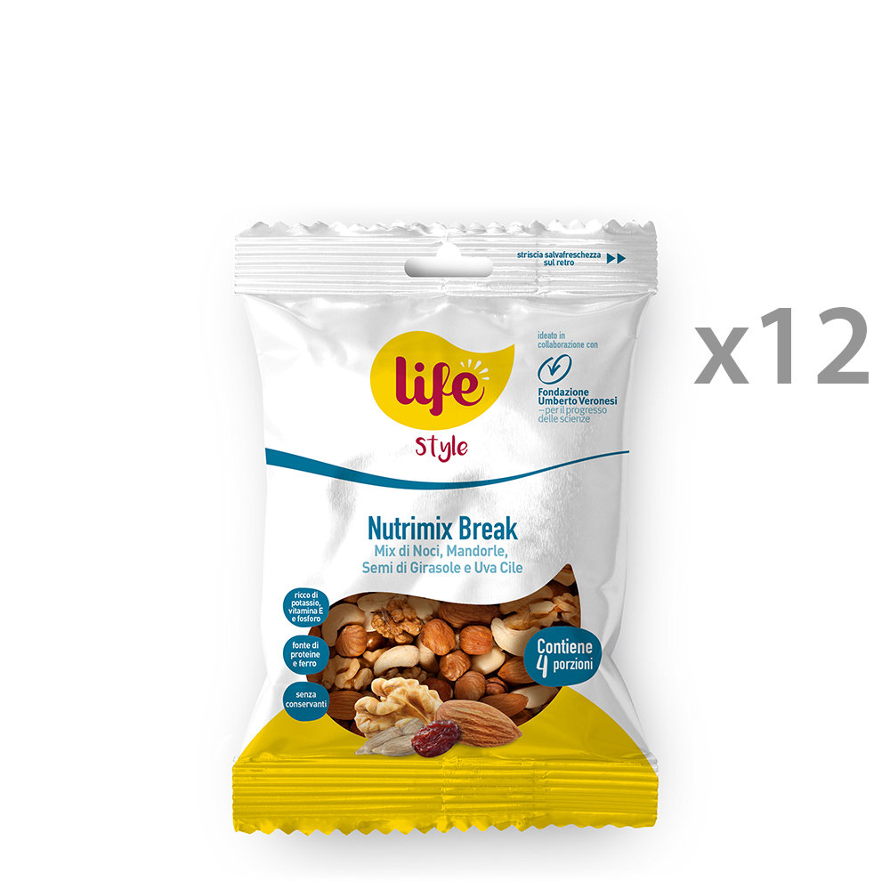 12 Confezioni - Life Nutrimix break da 120 gr