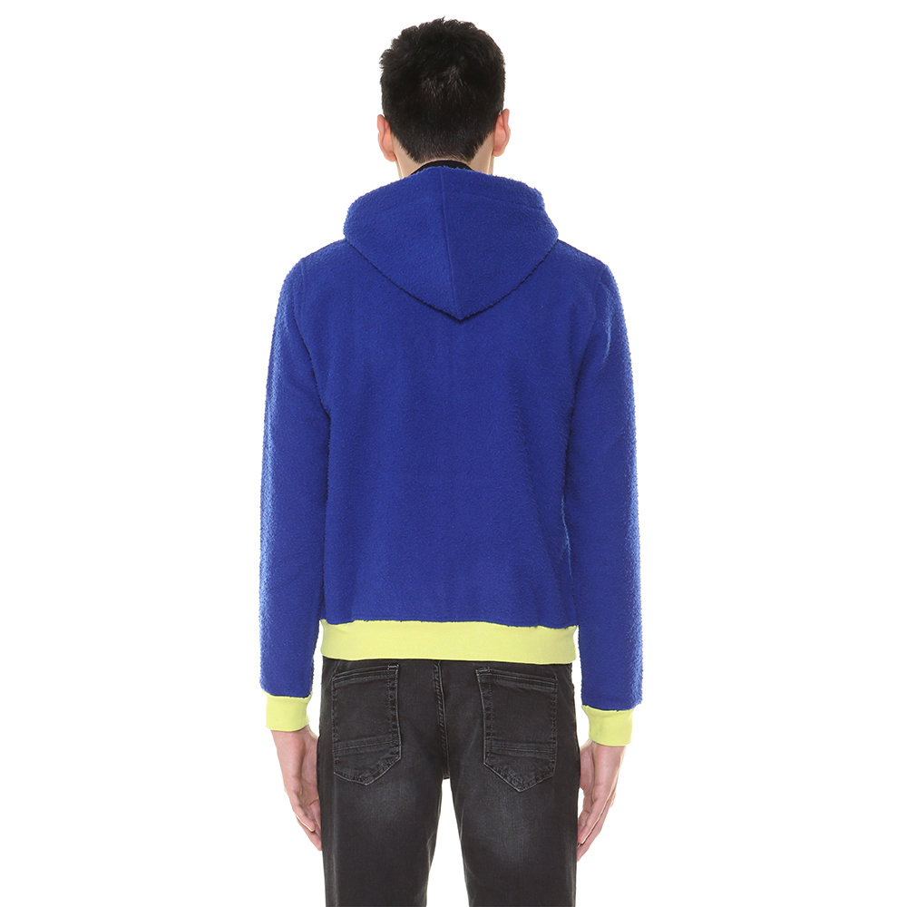 felpa blu elettrico