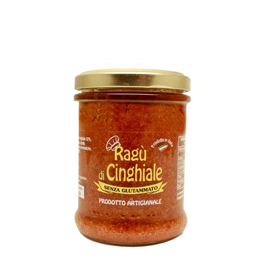 6 vasetti - Ragù di Cinghiale 190 gr senza glutammato