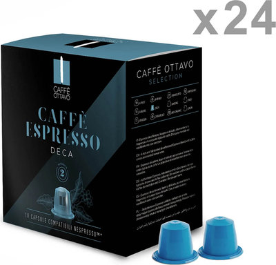 Capsule 24 confezioni da 10 Capsule - Caffè Espresso DECA
