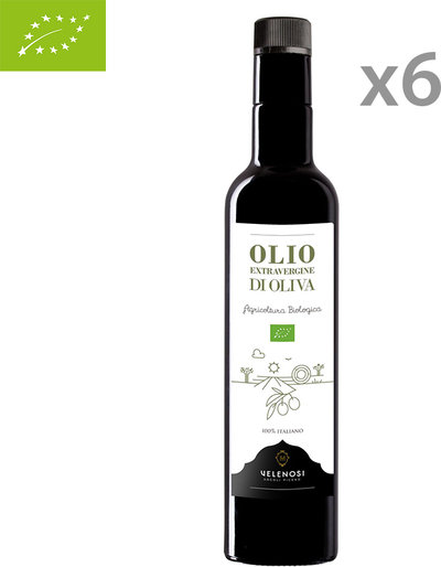 Olio EVO 6 bottiglie - Olio Extra Vergine BIO da 500 ml