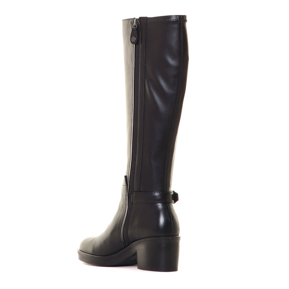 Botas altas negras para mujer - Geox - Compra en Ventis.
