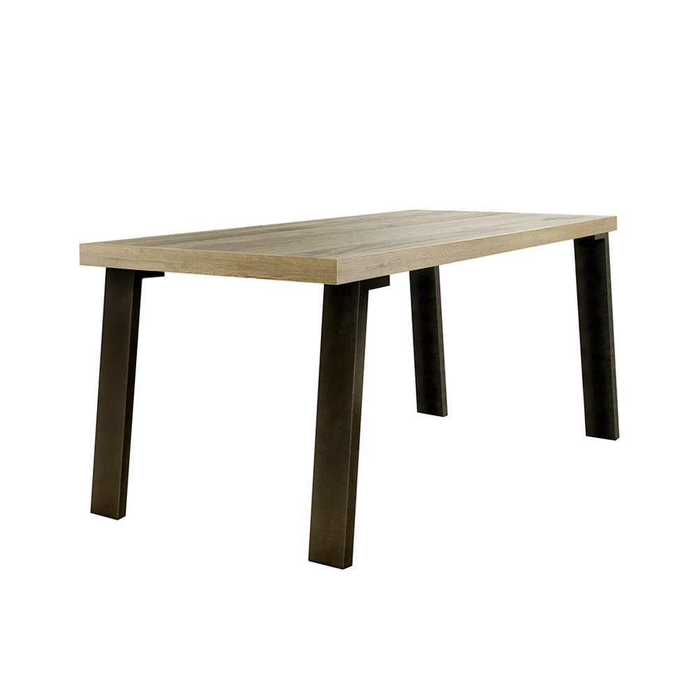 Tavolo con gambe in metallo, rovere - Contemporary Home TFT ... Tavolo con gambe in metallo, rovere - Contemporary Home TFT ...