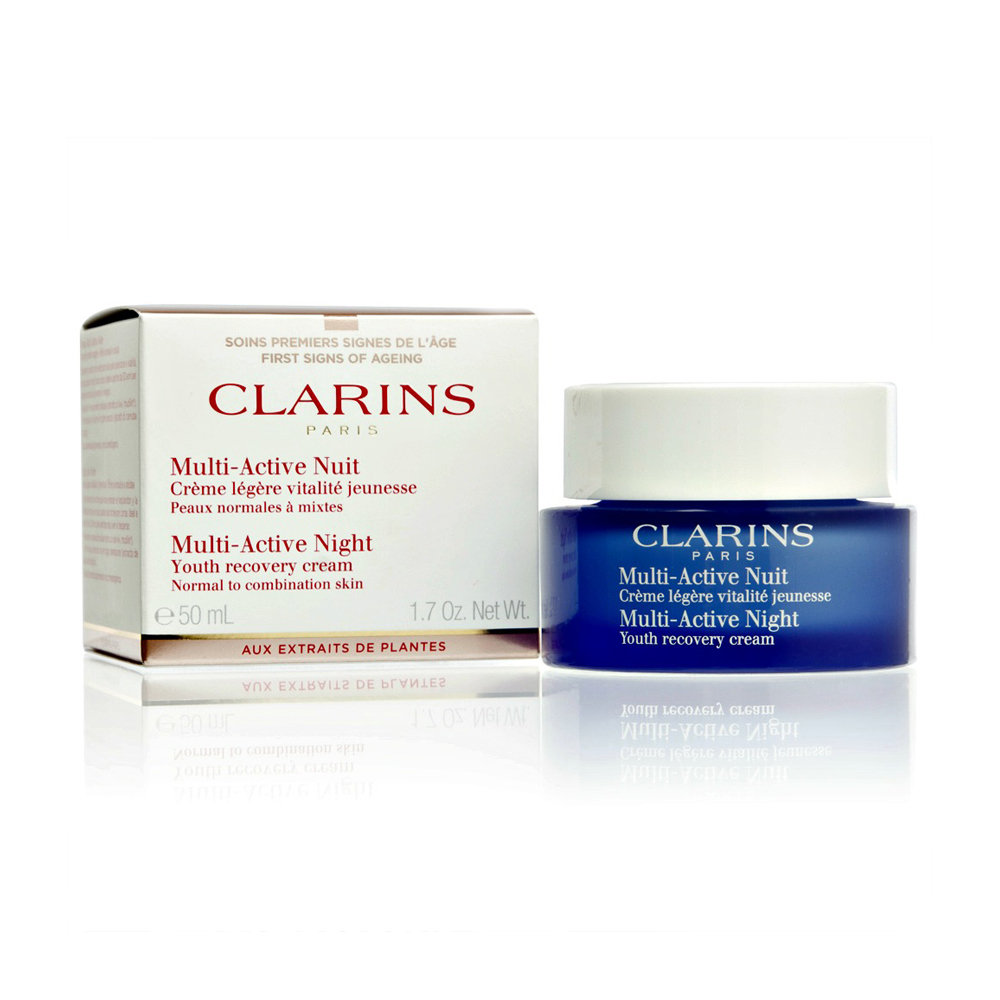 Крем clarins 50. Clarins Multi-Active nuit Creme. Ночной крем кларанс антивозрастной. Крем кларанс Мульти Актив состав. Clarins массажер Multi-Mass Multi Mass.