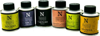 Olio aromatizzato 6 bottiglie miste - Olio EVO aromatizzato gusti assortiti