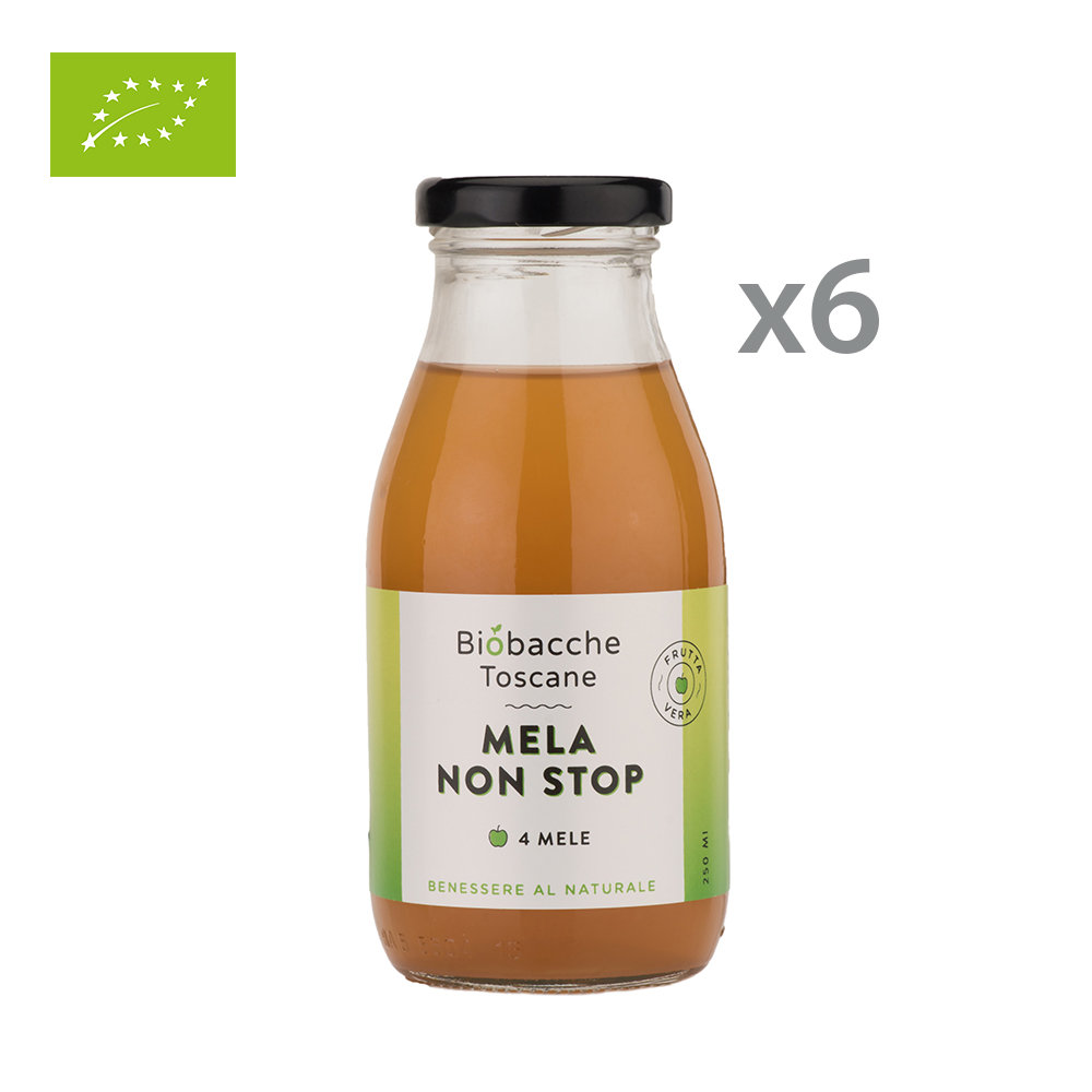 6 bottigliette - Mela non stop 250 ml