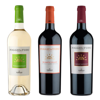3 bottiglie miste: Vermentino IGT 2023 - Rompicollo IGT 2022 - Cabernet Sauvignon IGT 2021
