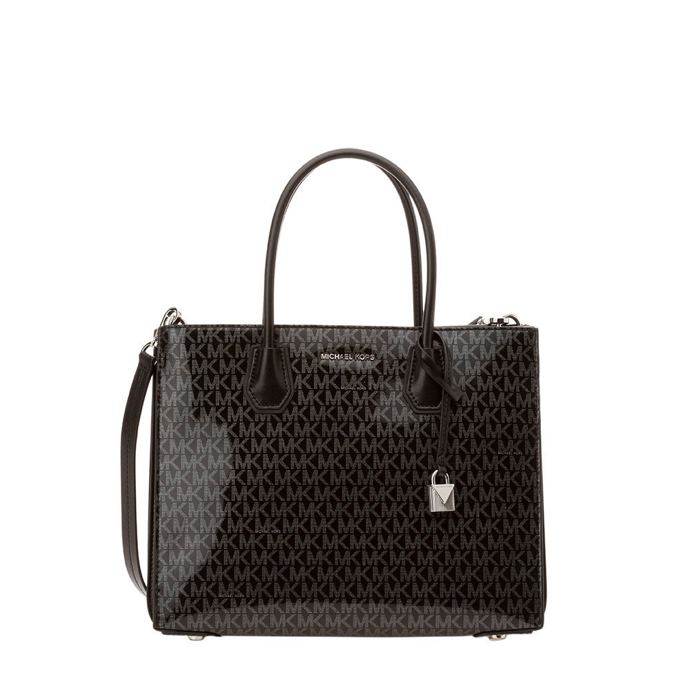 Credemshop by Ventis - borsa a mano tote 'Mercer' grande argento e nero