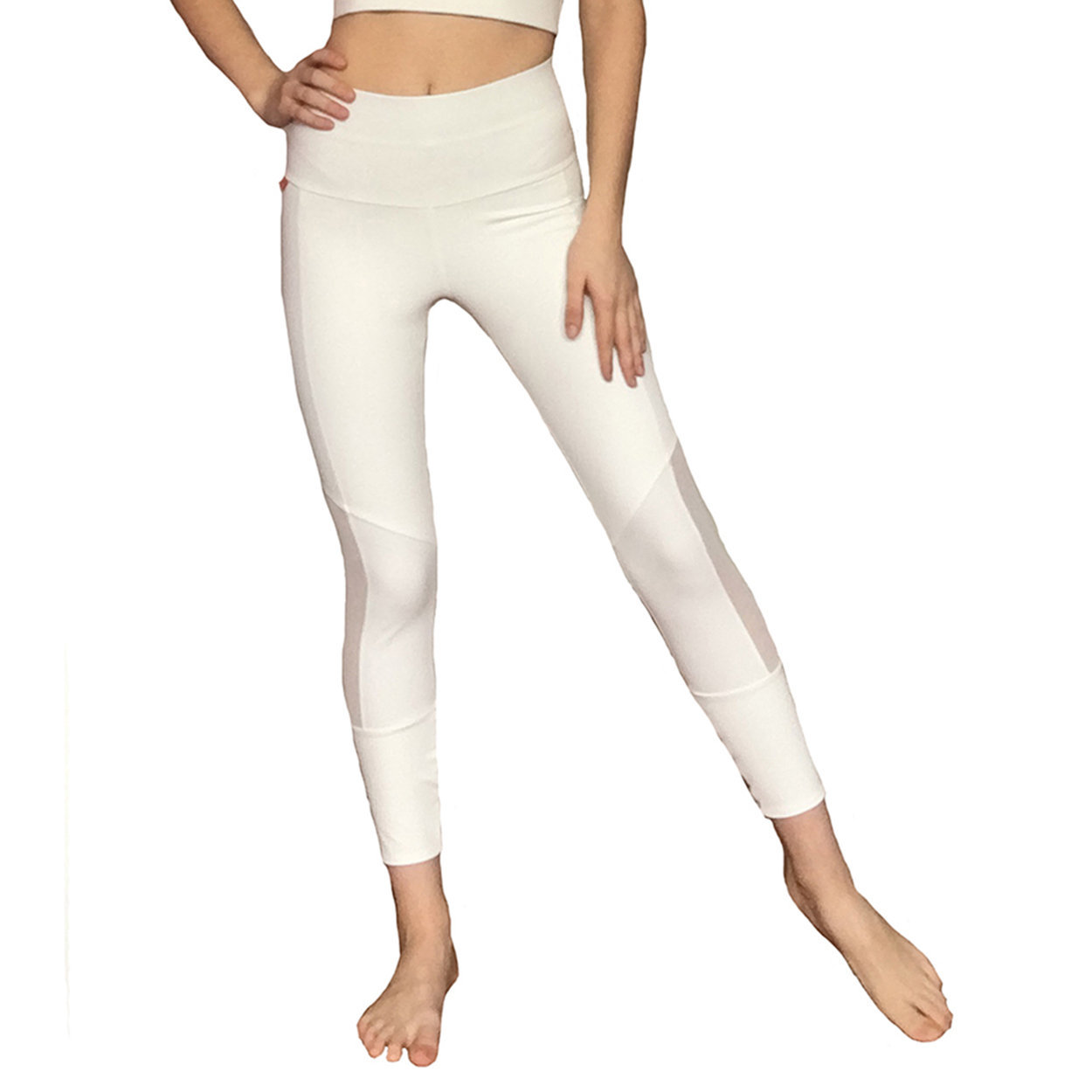 Credemshop by Ventis - Leggings sportivi bianchi
