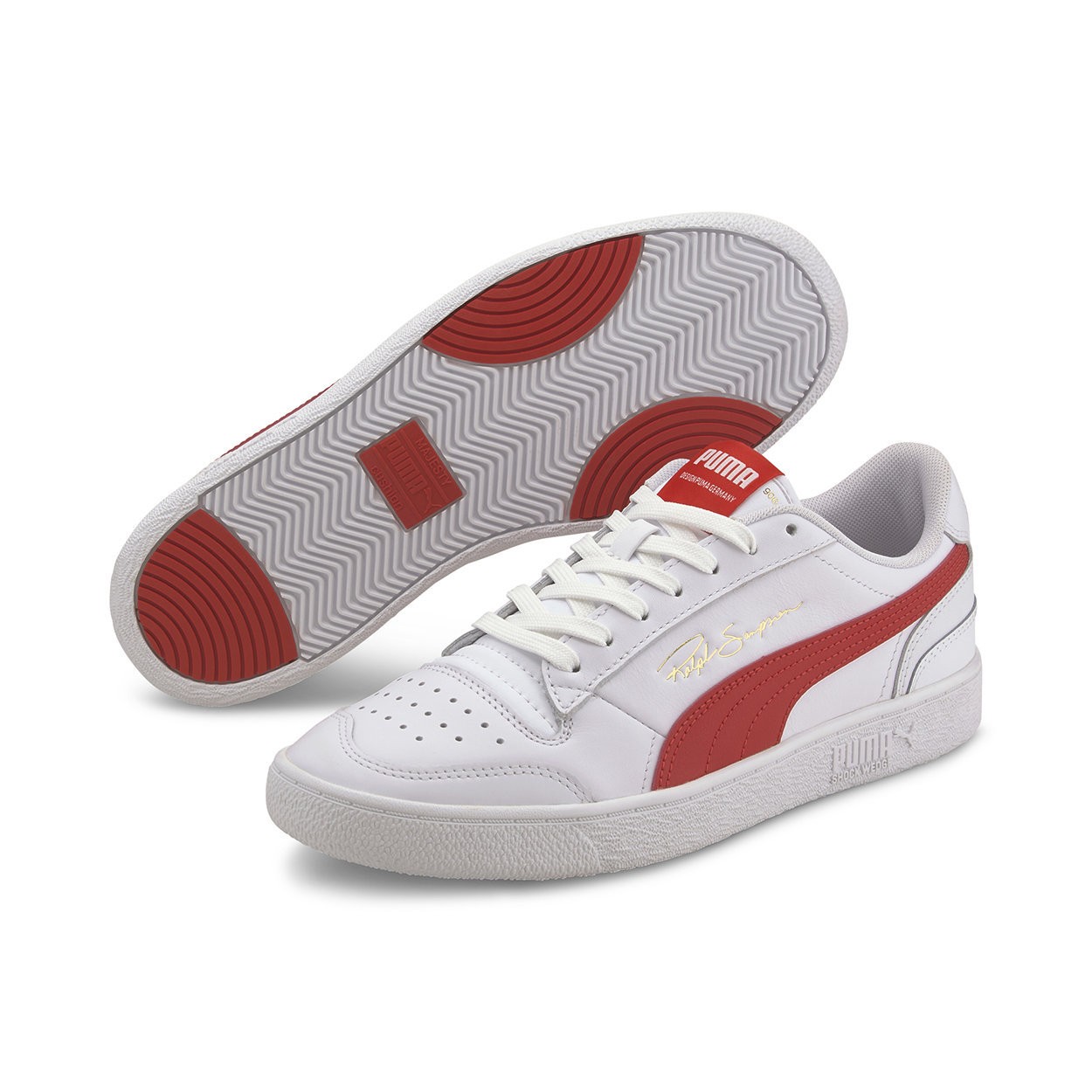 Credemshop by Ventis - Sneakers Puma Ralph Sampson in pelle bianche e rosse