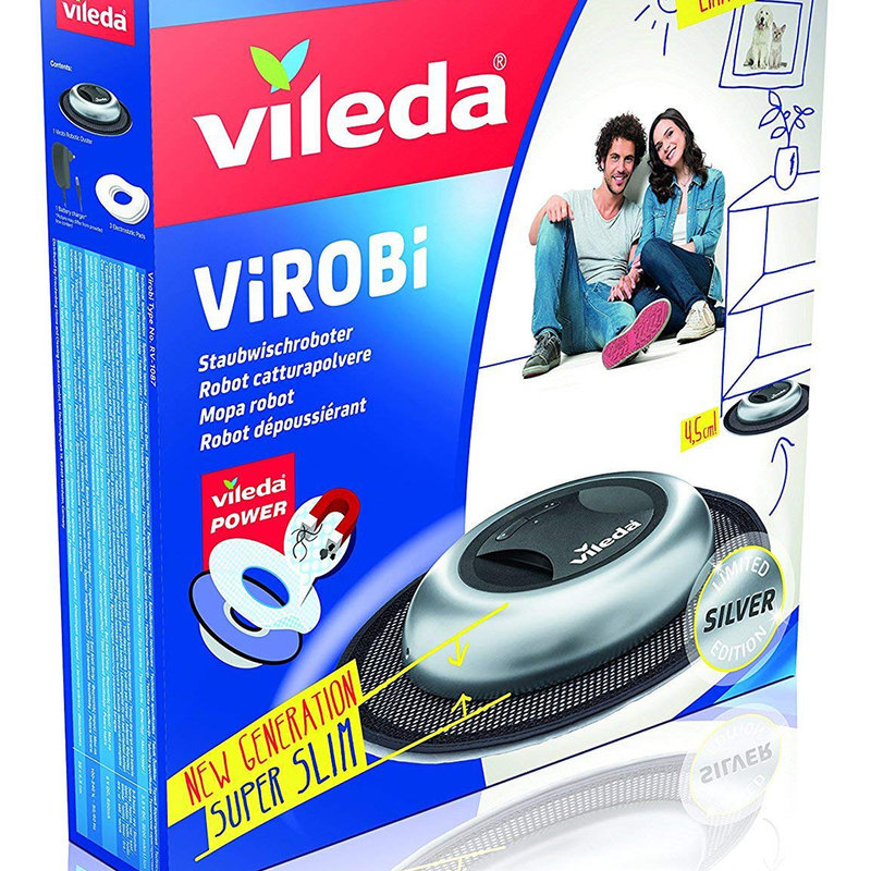 Robot catturapolvere VIROBI SISTEMA limited edition silver - Vileda 2020 -  Acquista su Ventis.