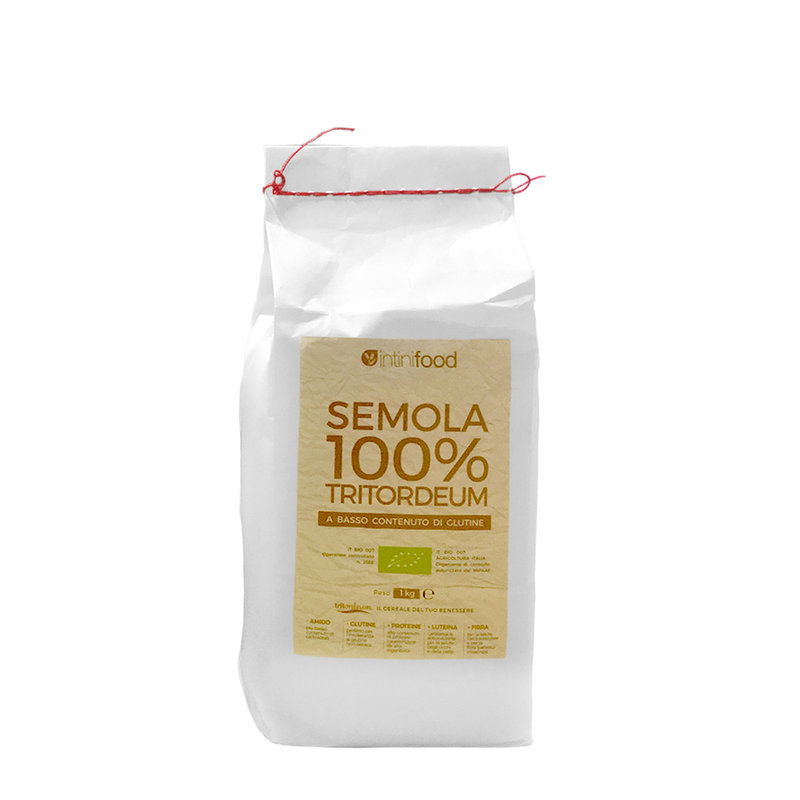 Farina integrale 100% Tritordeum - 5 kg - IntiniFood