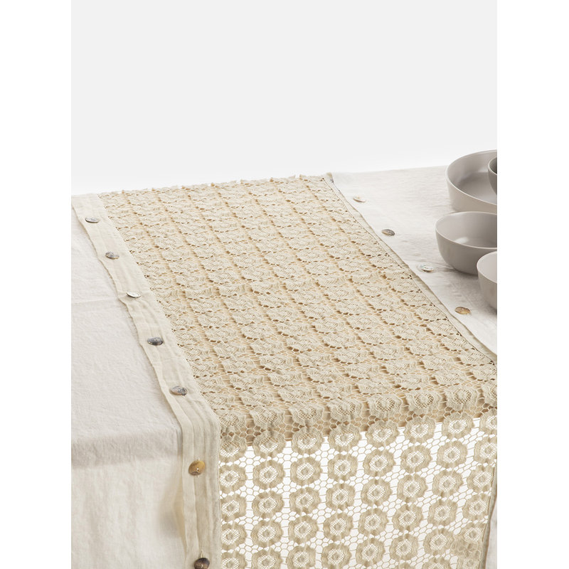 DECOR Linen Table runner By LA FABBRICA DEL LINO