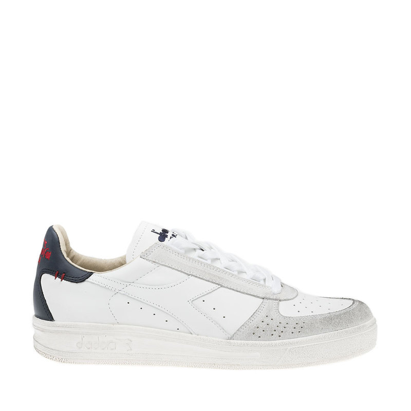 Zapatillas Diadora para hombre H Leather Dirty» blancas y azules - Diadora - Compra en Ventis.