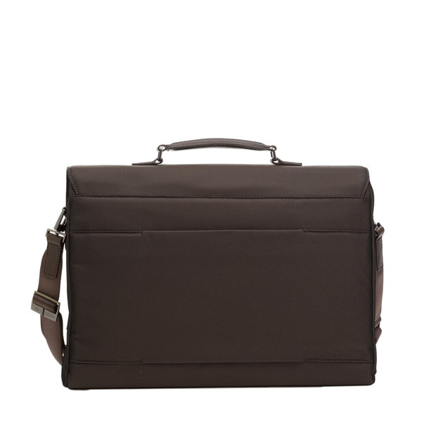 Body Bag Piquadro Vibe, Zaino In Pelle Per Lavoro E Viaggio, Scomparto Imbottito PC, Aggancio Trolley, Design Italiano, Certificato LWG, Carbon Neutral