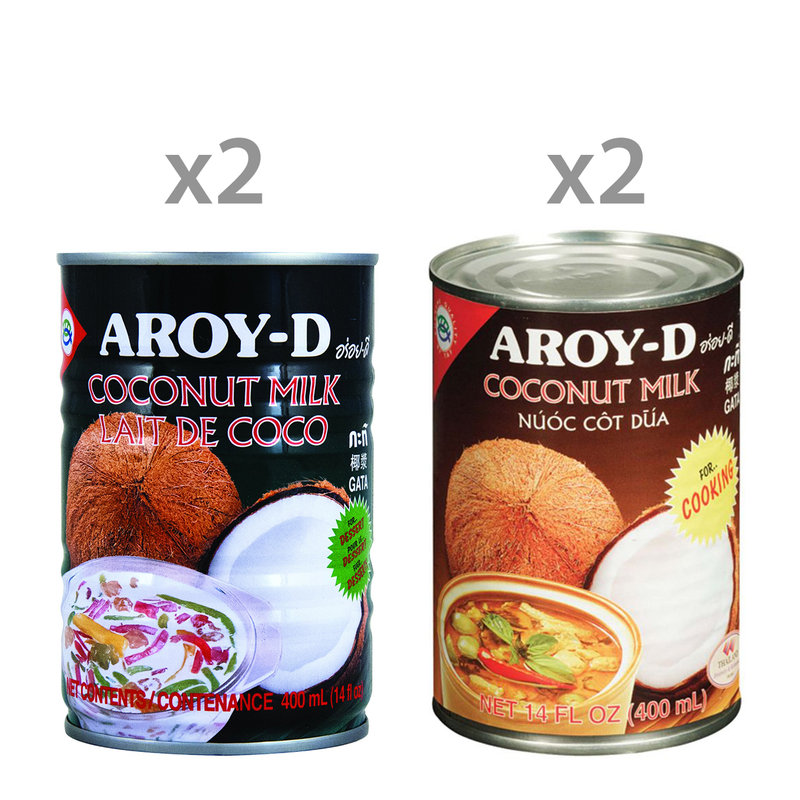 Latte di Cocco Per Cucinare Coconut Milk For Cooking - Aroy-D 400ml