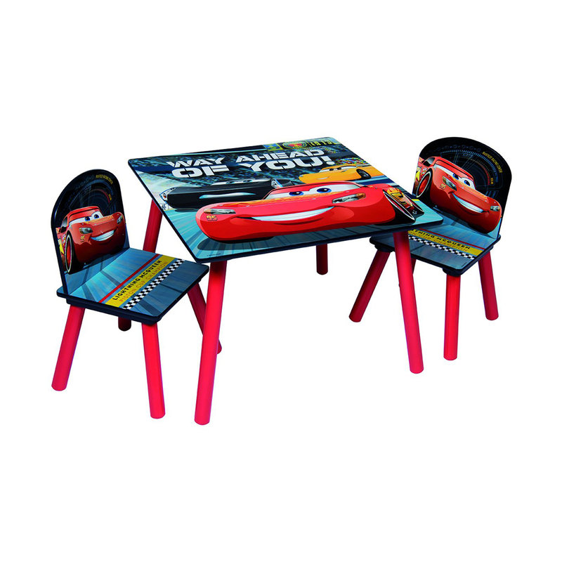 Set tavolino + 2 sedie Cars - Cameretta Disney - Acquista su Ventis.