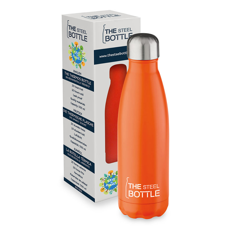 Bottiglia termica The Steel Bottle - Arancio - Arya HD - Acquista