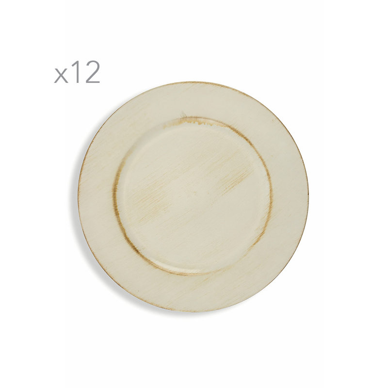 Set 12 sottopiatti in plastica, bianco - Galileo Tavola - Acquista su  Ventis.