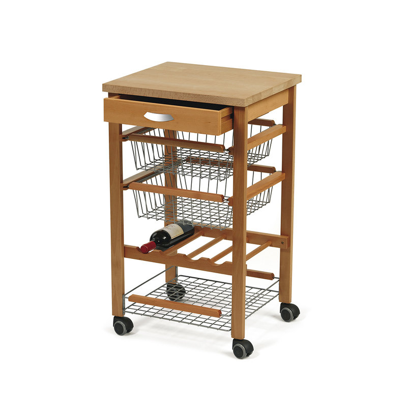 ARTURO Kitchen Trolley, cherry - Arredamenti Italia - Purchase on Ventis.