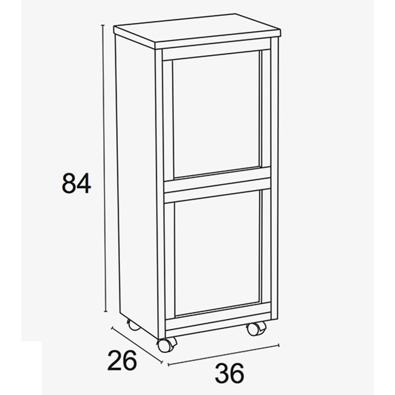 Arredamenti Italia - Raccoglitore di differenziata - Art. 874 Madera 4