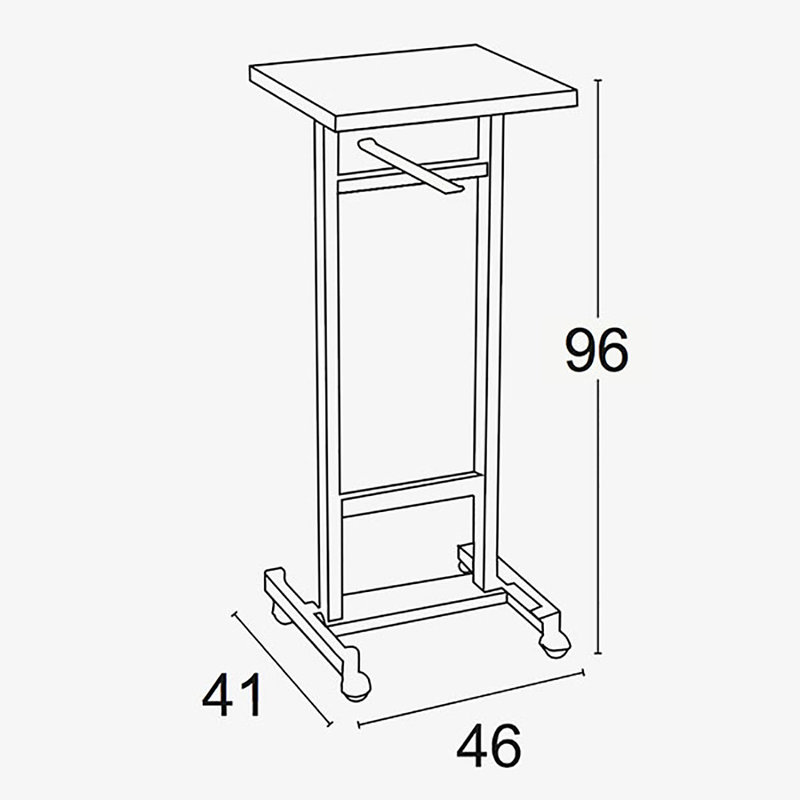 Carrello Portavivande GIMMY, ciliegio - Arredamenti Italia - Acquista su  Ventis.