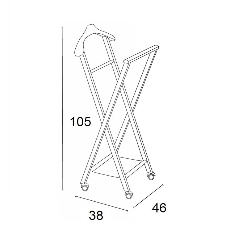 Indossatore per camera da letto TRENDY, bianco - Arredamenti Italia -  Acquista su Ventis.