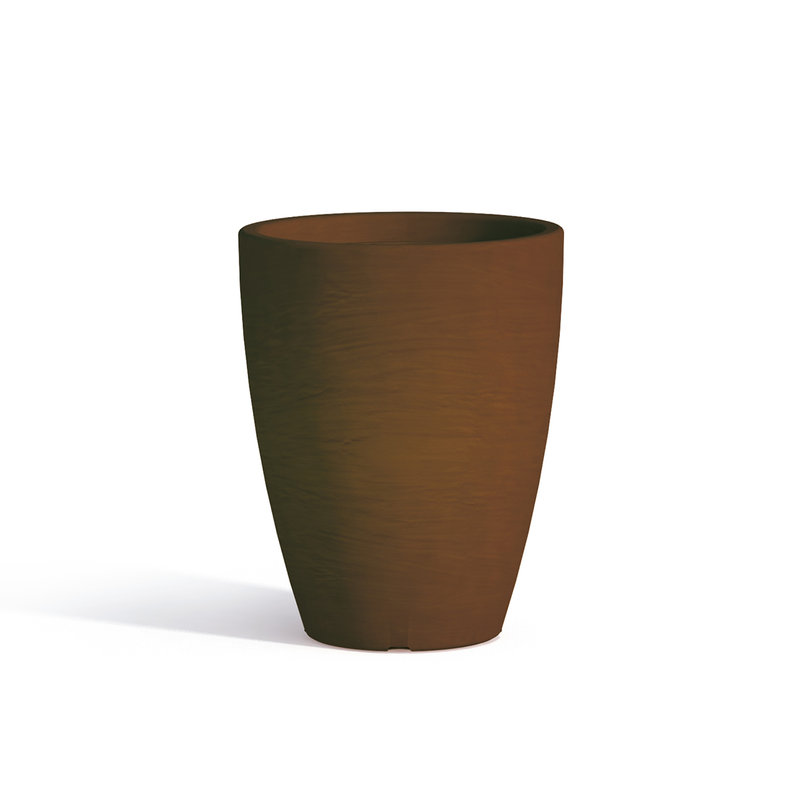 Vaso moderno marrone 30x38cm Adone Round Monacis