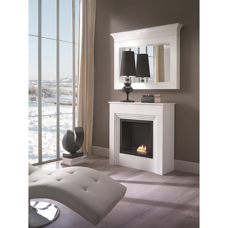 IVALO fireplace, white - I caminetti Bioetanolo - Purchase on Ventis.