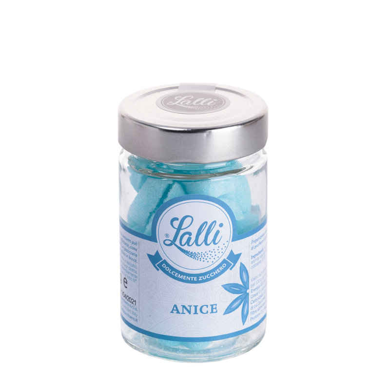 LALLI® Zollette di Zucchero Aromatizzato, mix 4 gusti, Menta