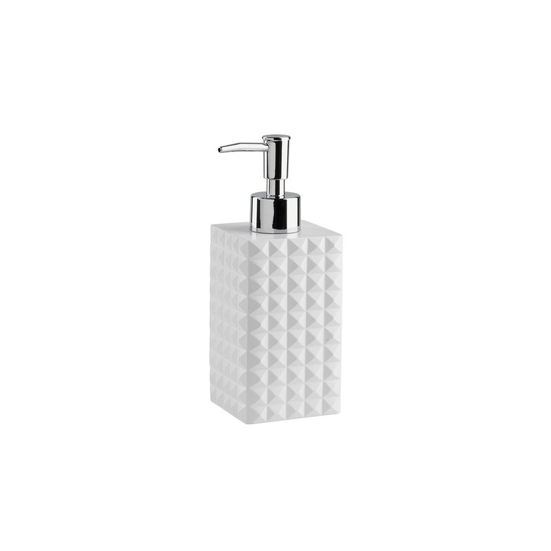 Dispenser sapone 0.5 L muro professionale bianco - Stock Fitness