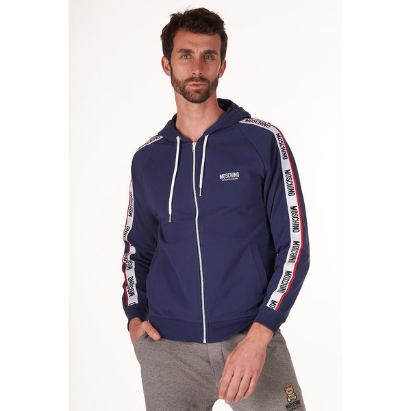 Felpa moschino blu deals