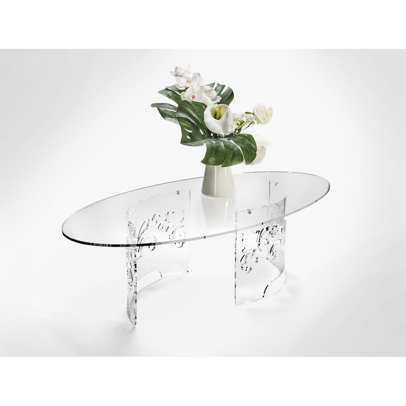 Flor tavolino, trasparente - Iplex - Acquista su Ventis.