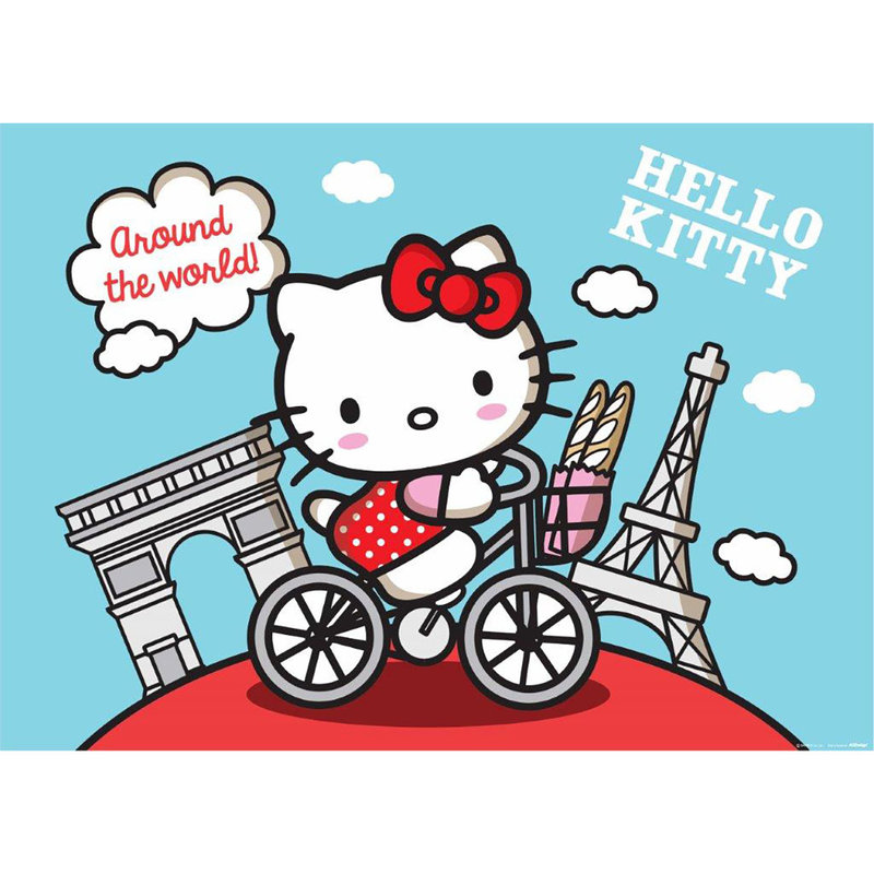 Hello Kitty poster: Tricycle (24x36)