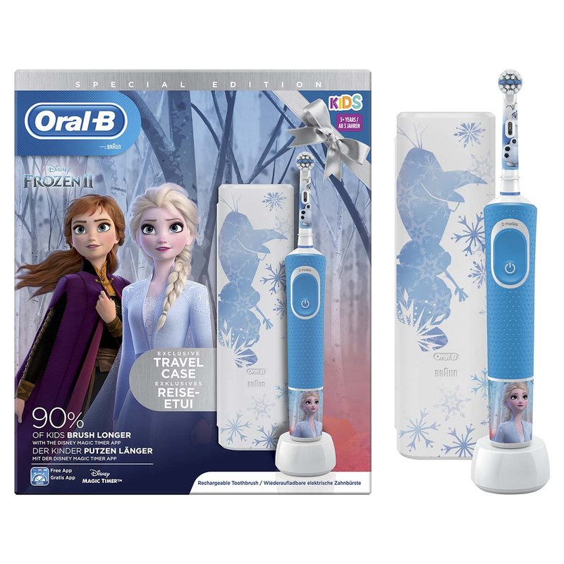 Oral-B Kids Spazzolino Elettrico Frozen 2, azzurro - Braun - Acquista su  Smart BPER Zone.