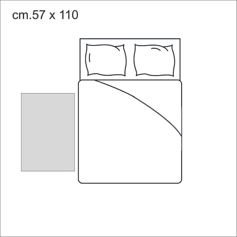 Tappeto DAMA 200 cm.140 x 200 anallergico antiacaro antiscivolo