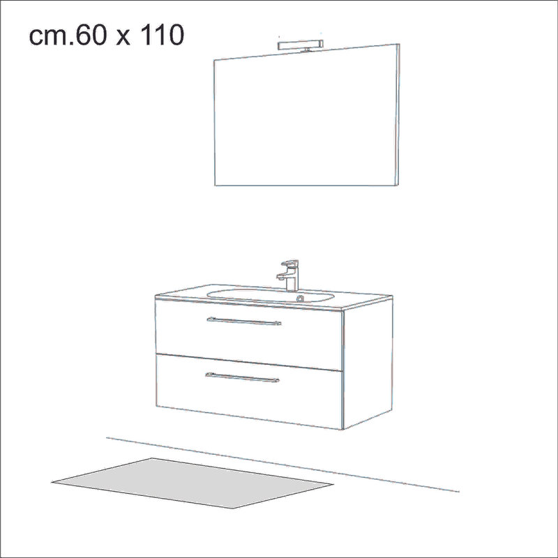 Tappeto per bagno/scendiletto Galaxy 110x60, multicolor - Tomasucci -  Acquista su Ventis.