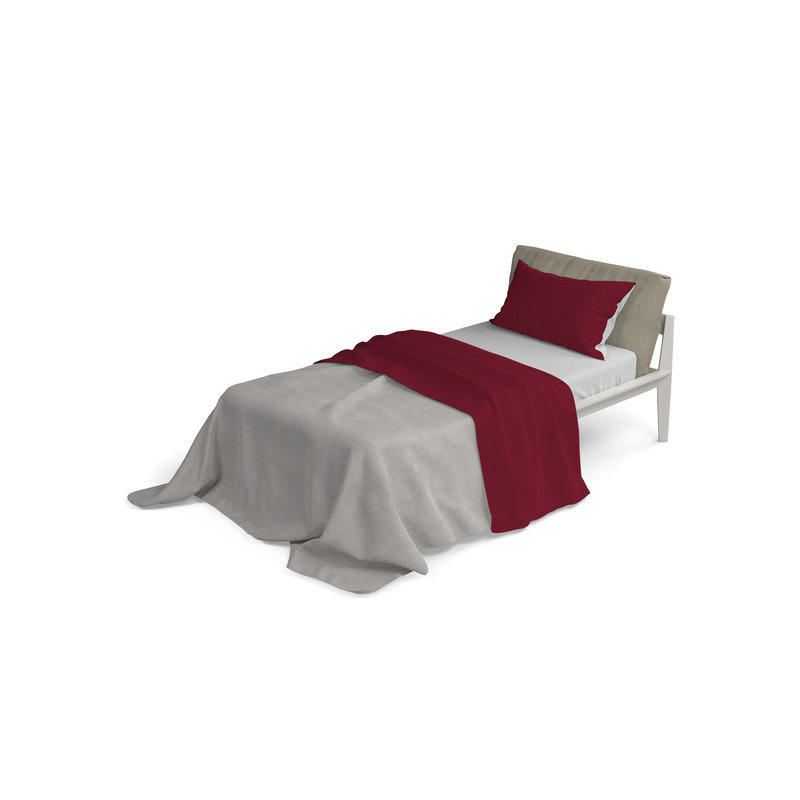 Completo letto in Puro Cotone Bordeaux - Biancotex