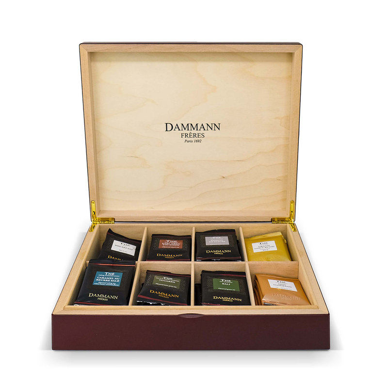 Coffret bois clair - 48 sachets Cristal® infusions