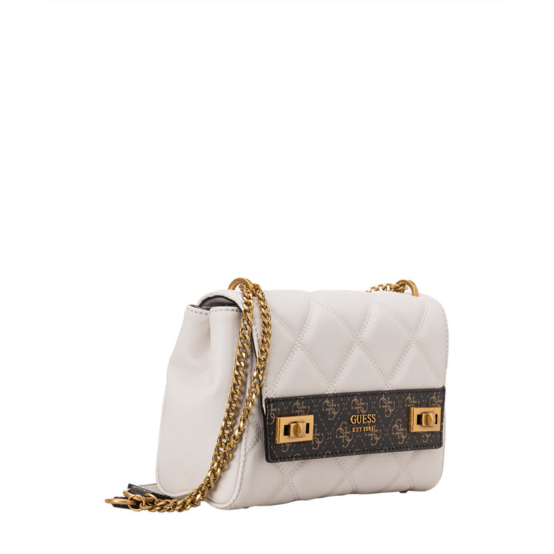 Guess Katey Satchel Bag In White