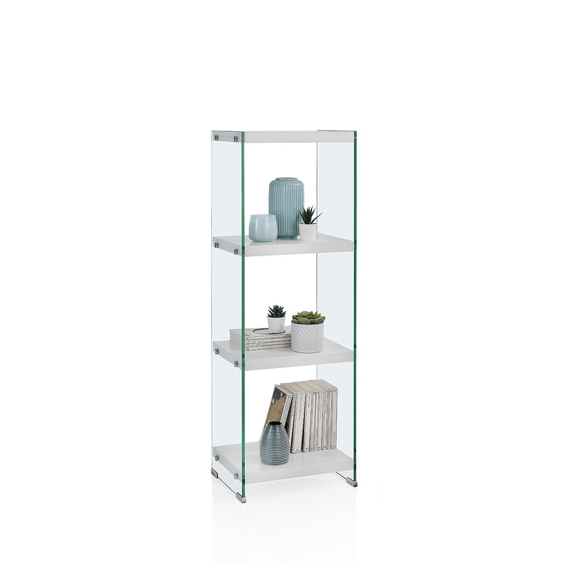 Scaffale/Libreria 3 ripiani SAL bianco – TFT Home Furniture