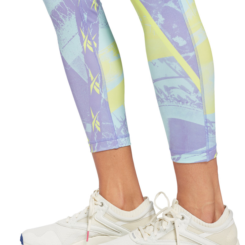 Reebok Meet You There All Over Print Poly Leggings