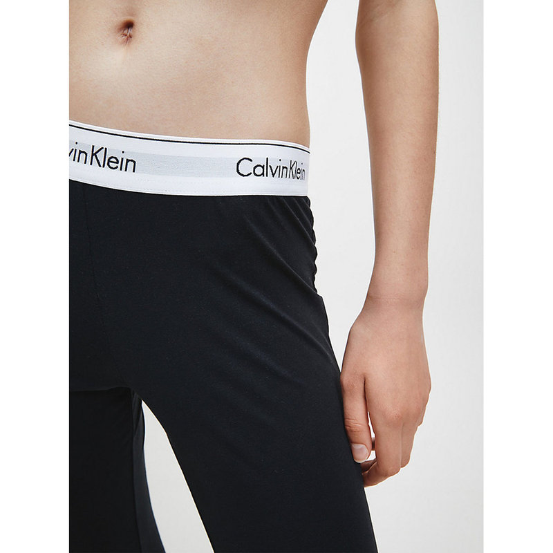 Calvin Klein QS5716-001 Women's Black Modern Cotton Leggings Size Small NWT