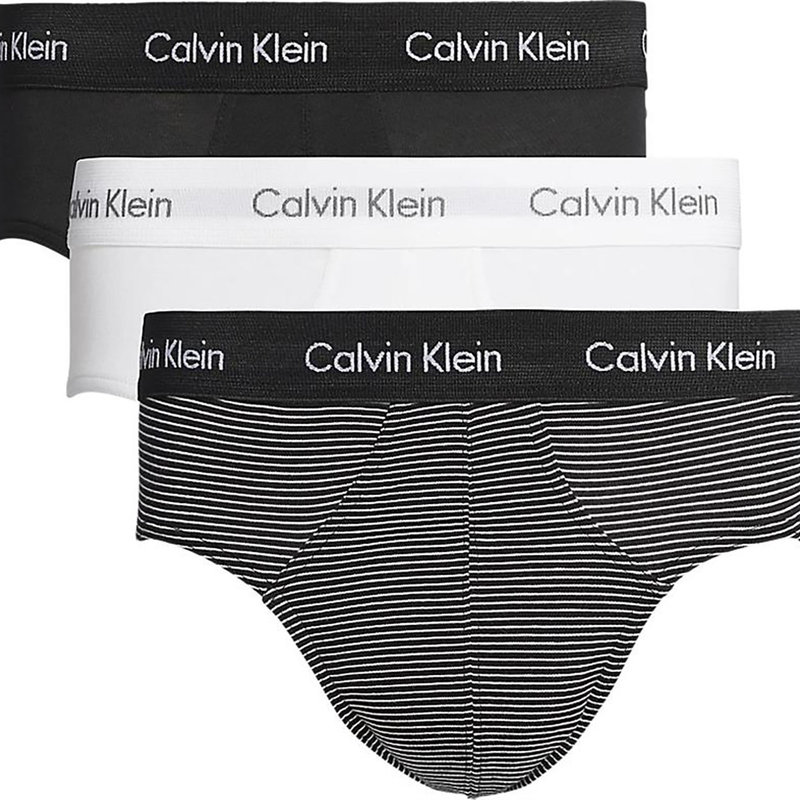 Calvin Klein 3 Pack Bustier Cotton Bralettes Black/Grey/White - INTOTO7  Menswear